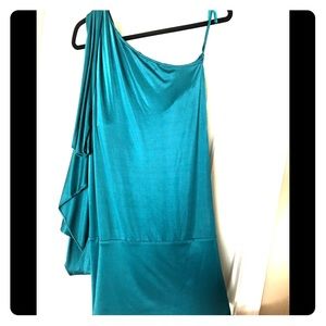 BCBG MAXAZRIA one shoulder dress